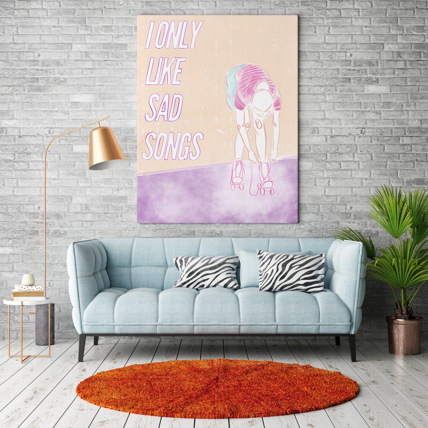 Figurative Retro Print