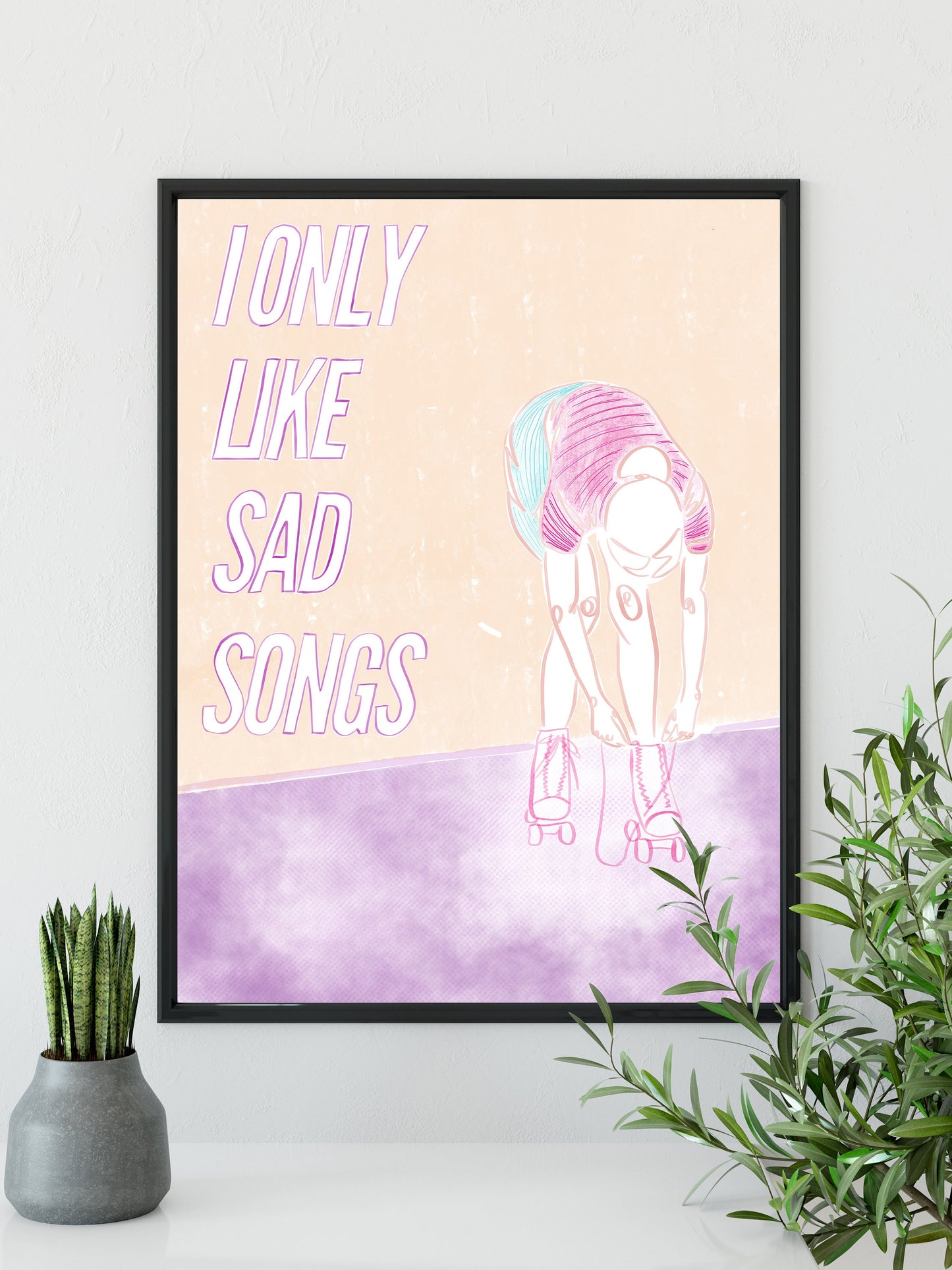 Figurative Retro Print