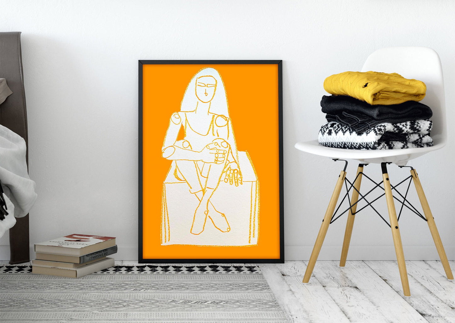 Figurative Yellow Print