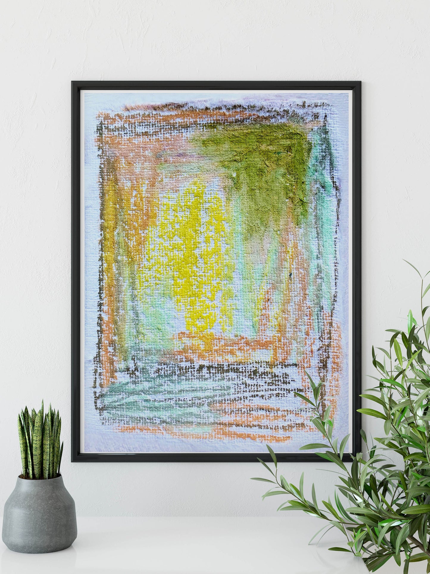 Geometric Contemporary Abstract Art Print