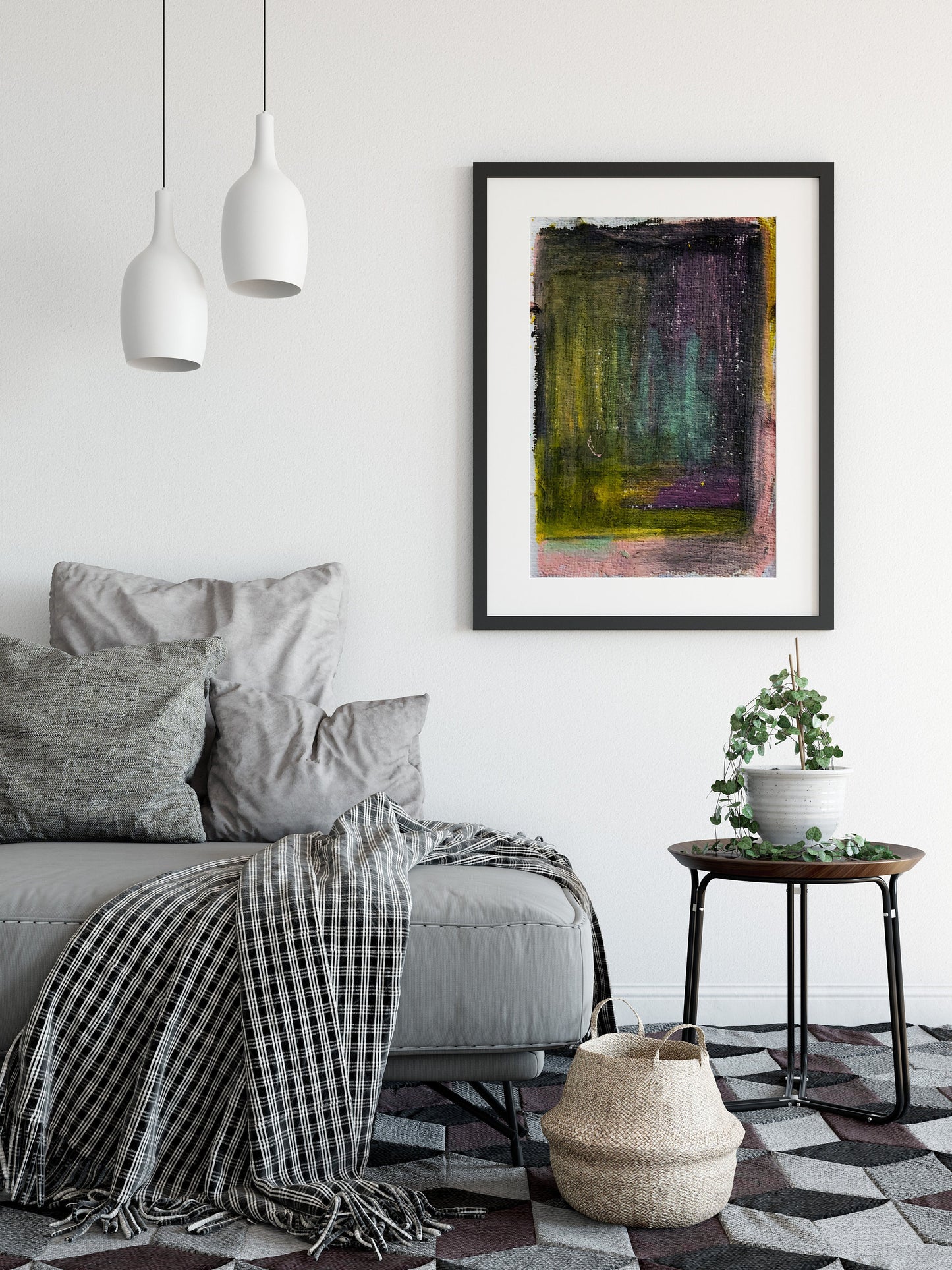 Geometric Contemporary Abstract Art Print