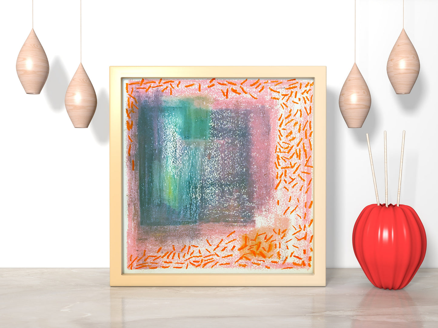 Geometric Contemporary Abstract Art Print