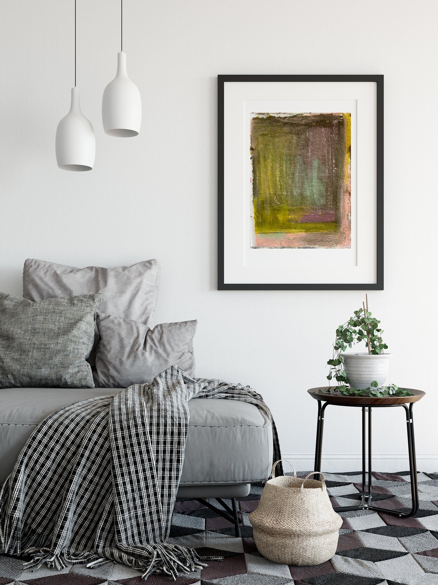 Geometric Contemporary Abstract Art Print