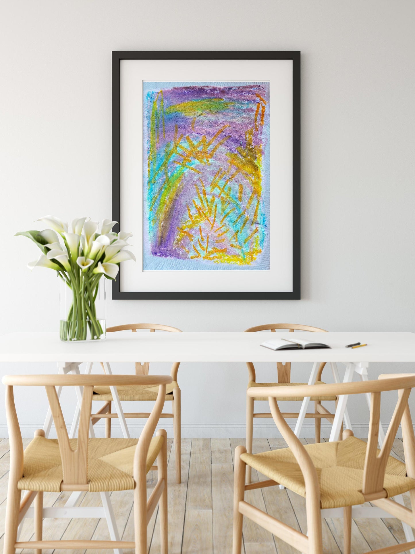 Geometric Contemporary Abstract Art Print