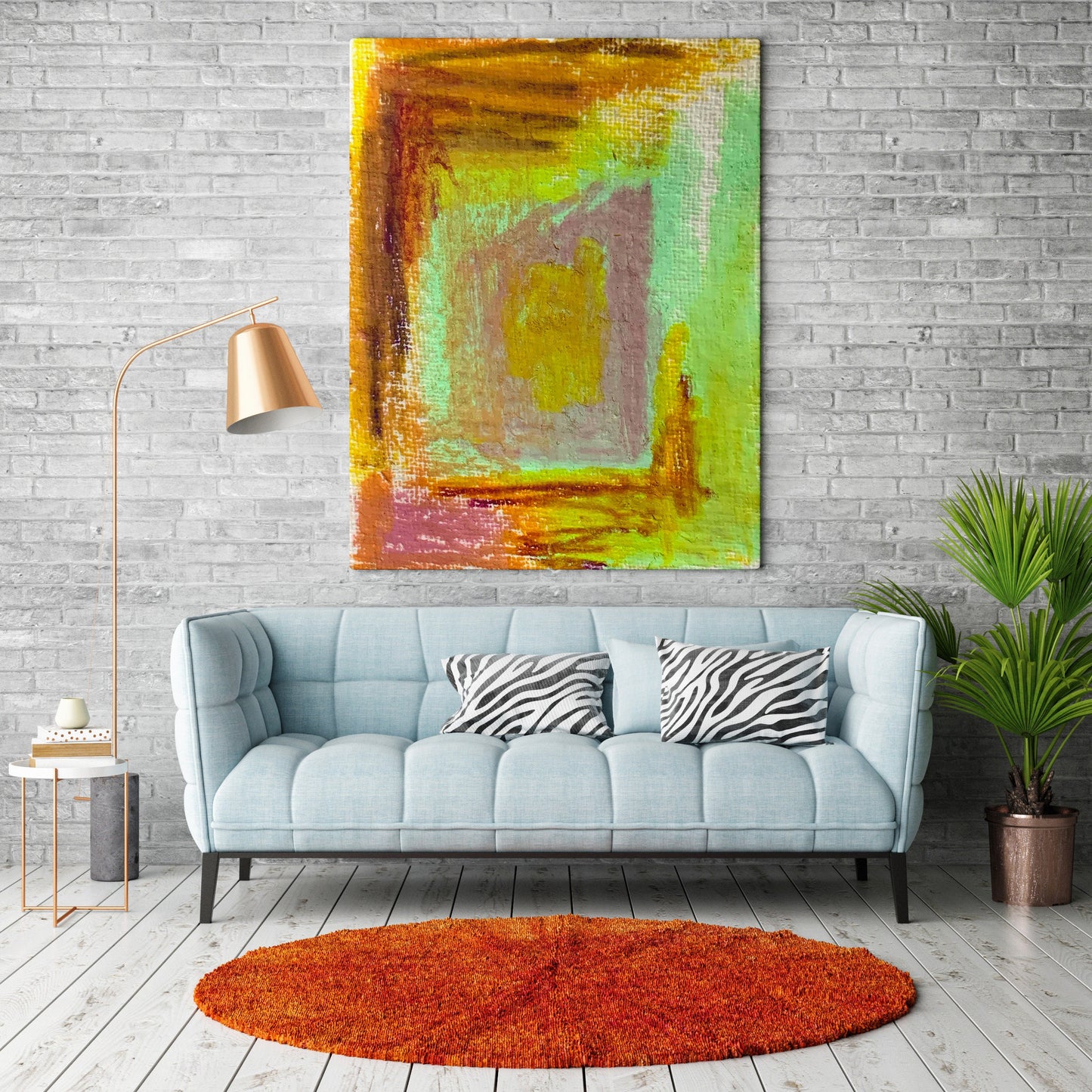 Contemporary Abstract Art Print