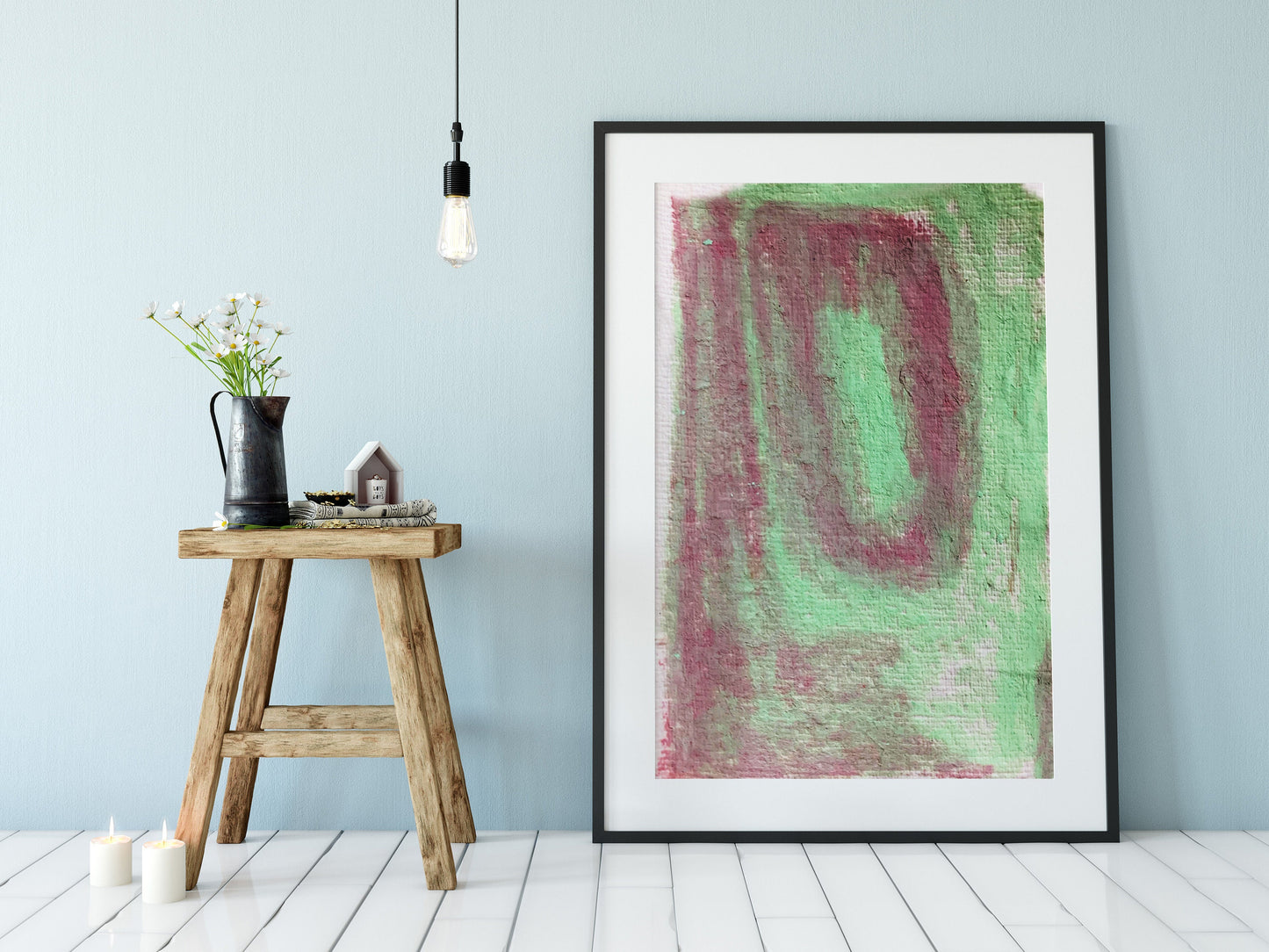 Geometric Contemporary Abstract Art Print