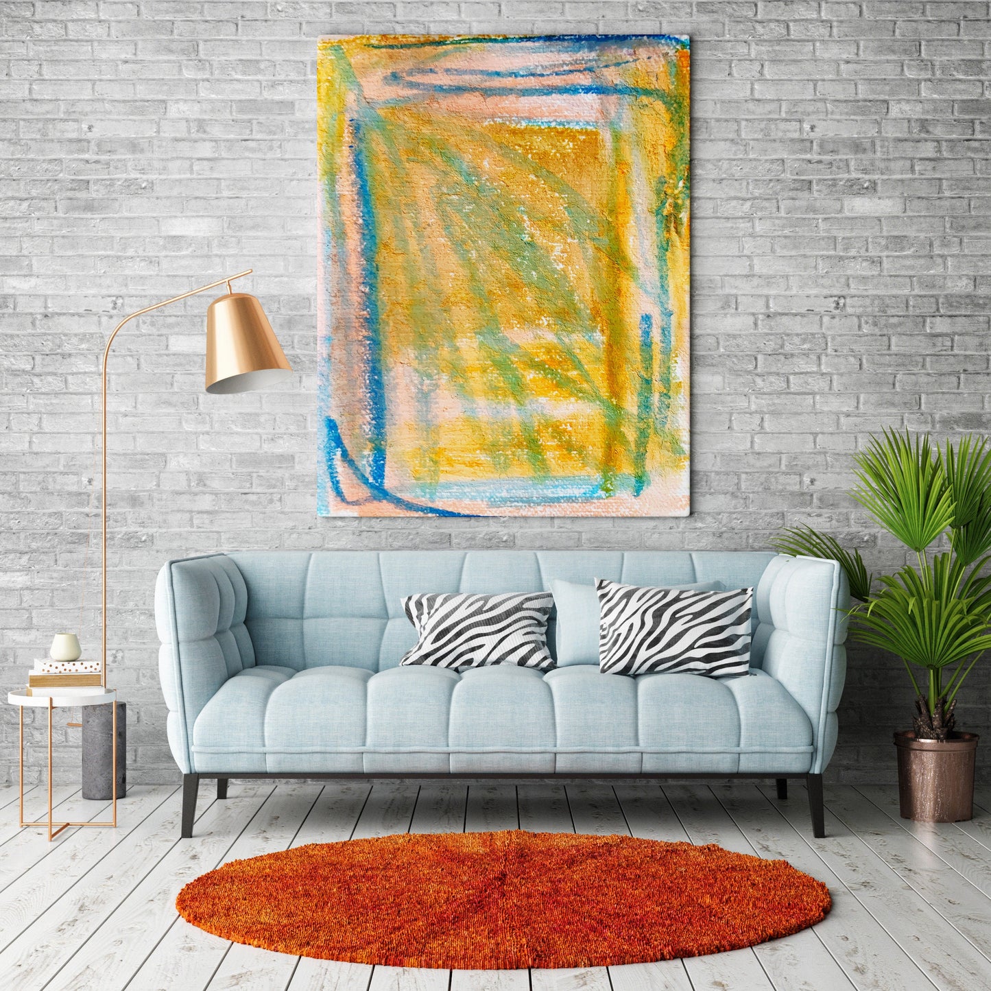 Contemporary Abstract Art Print