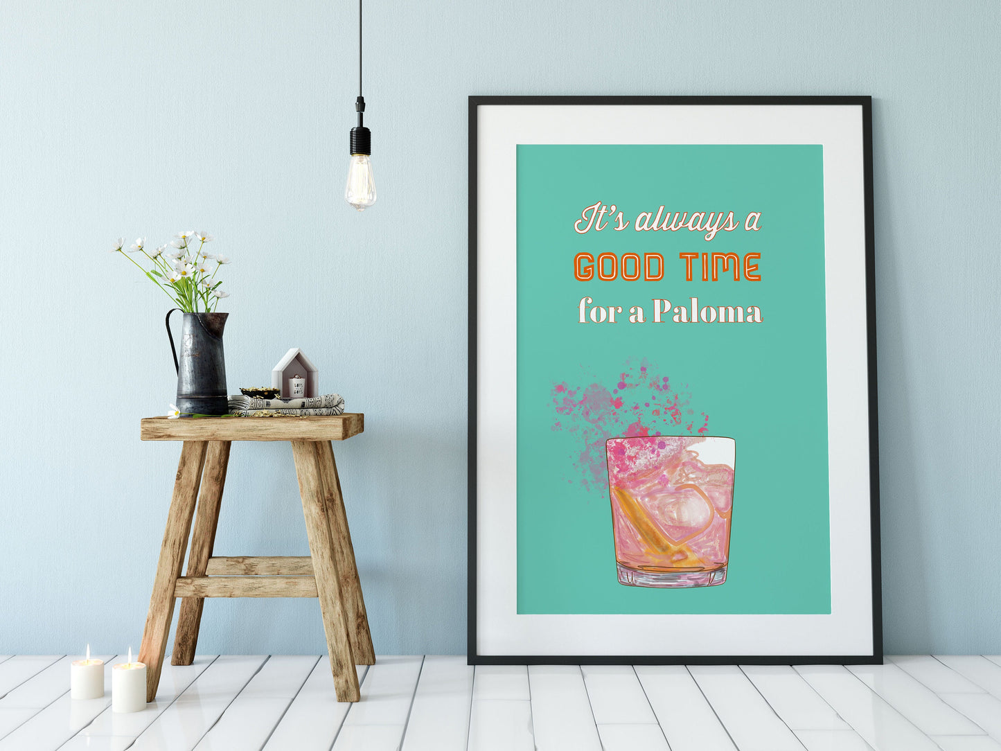Cocktail Print, Paloma