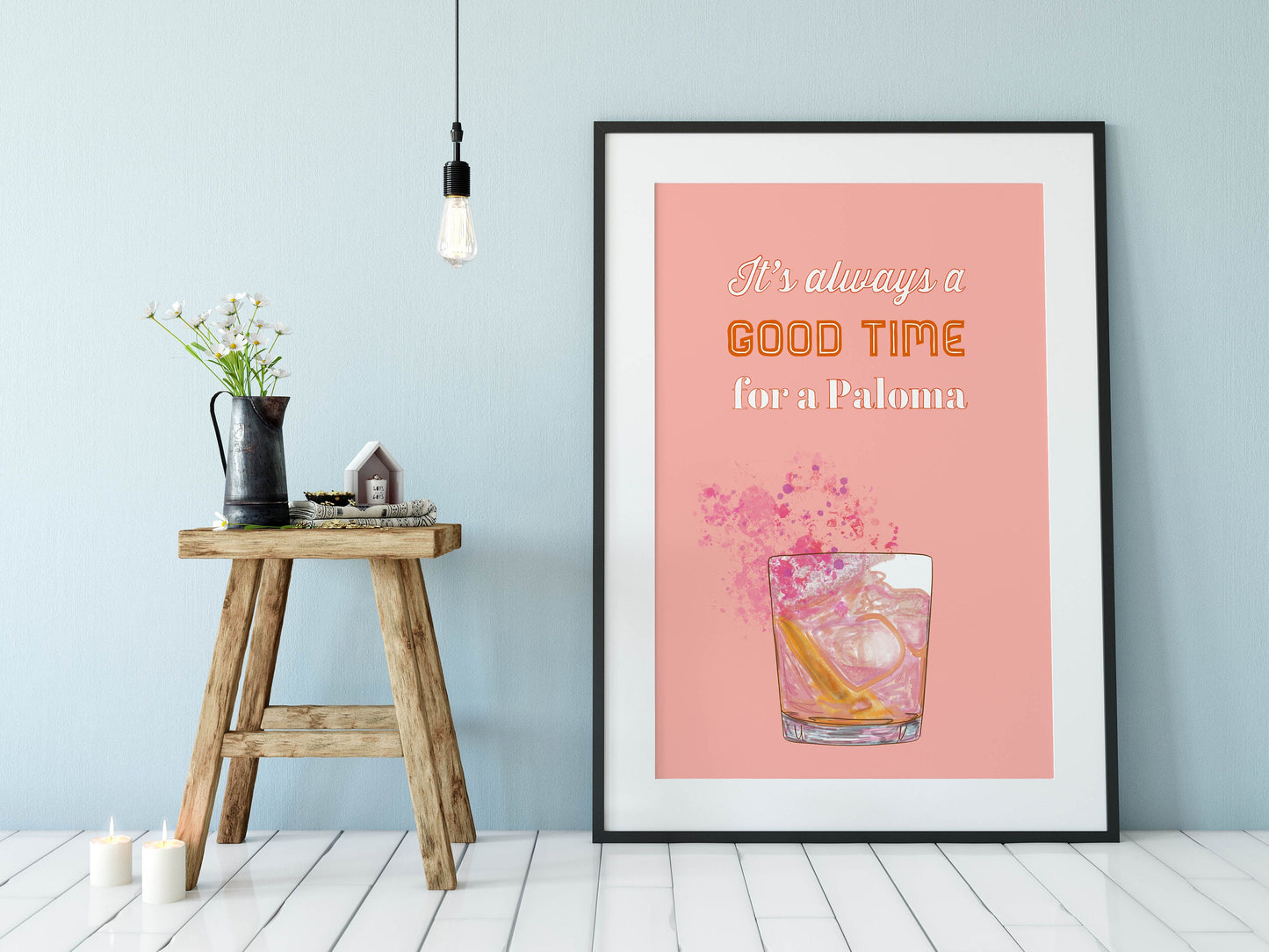 Cocktail Print, Paloma