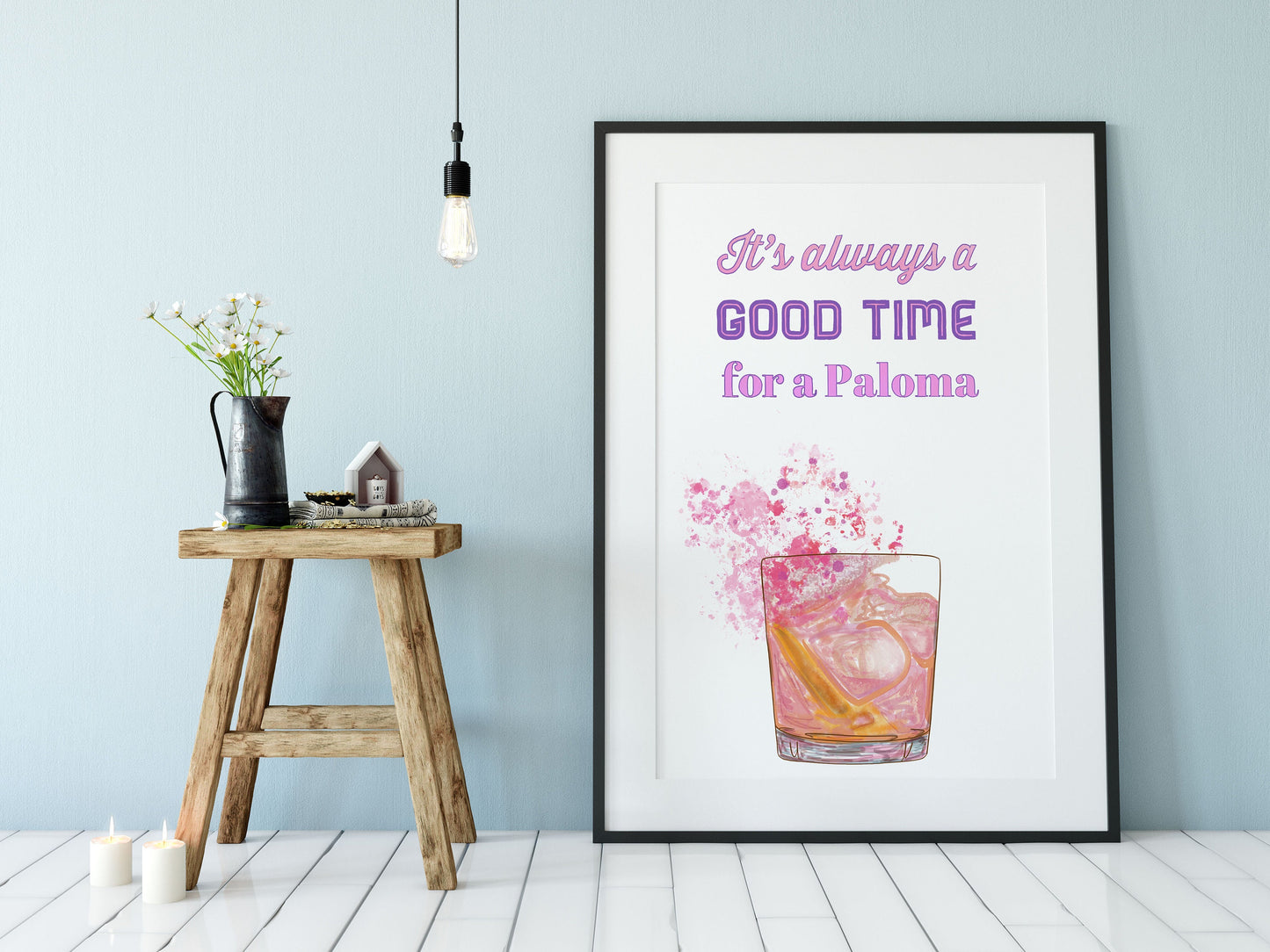 Cocktail Print, Paloma