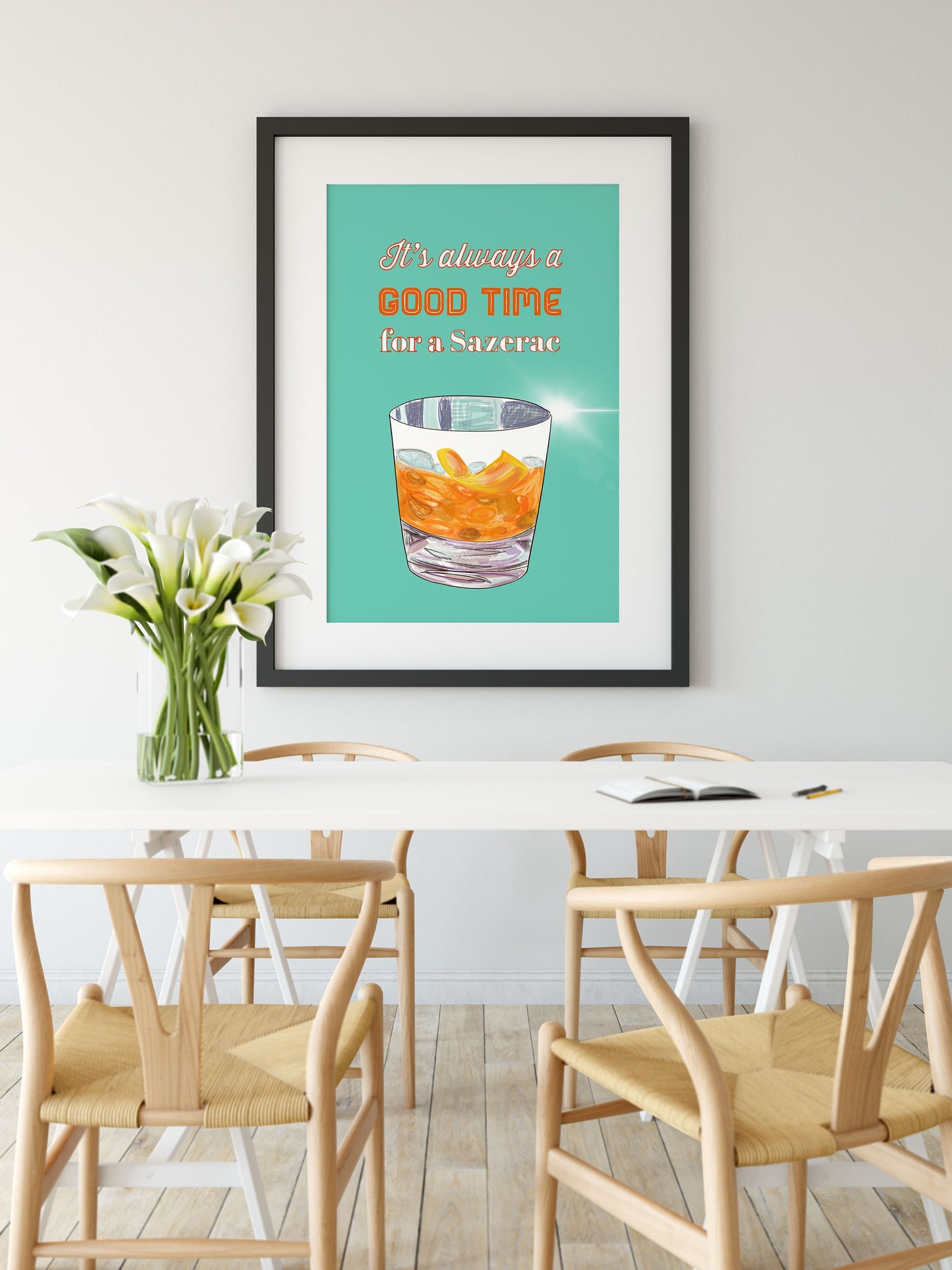 Cocktail Print, Sazerac