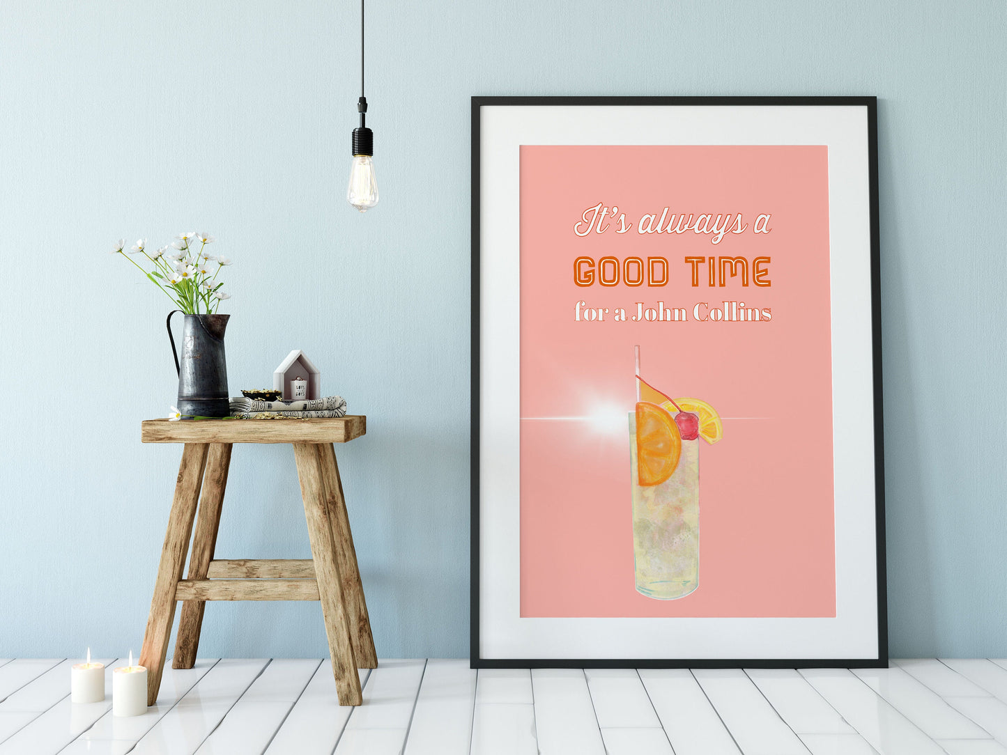 Cocktail Print, John Collins