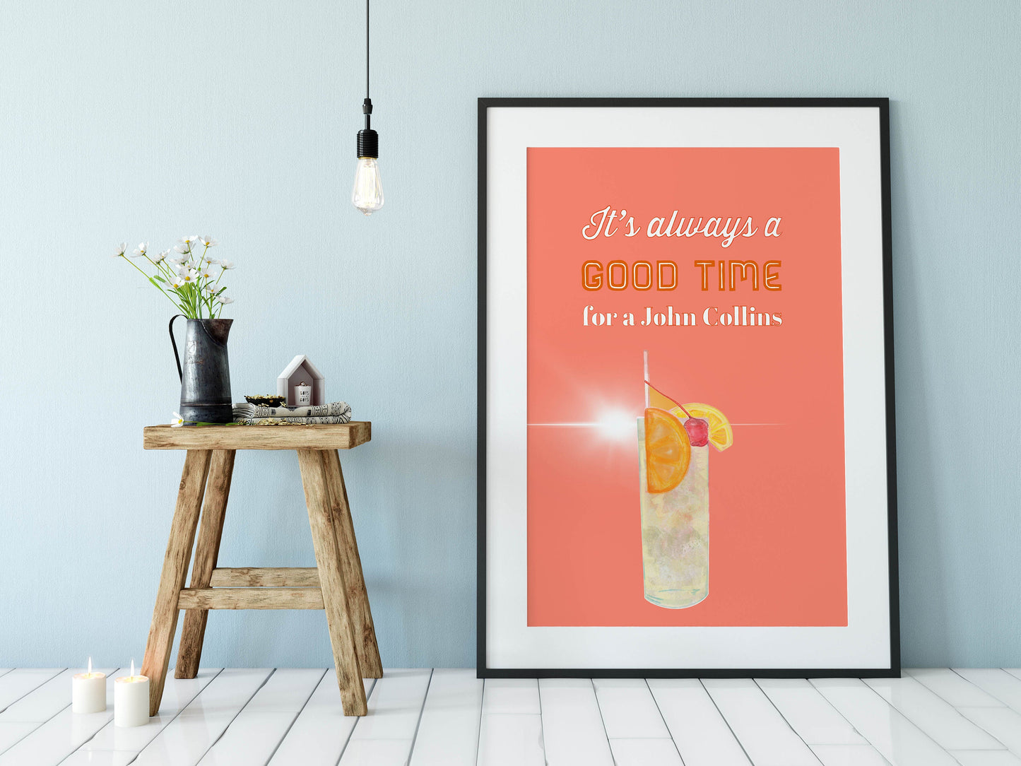 Cocktail Print, John Collins