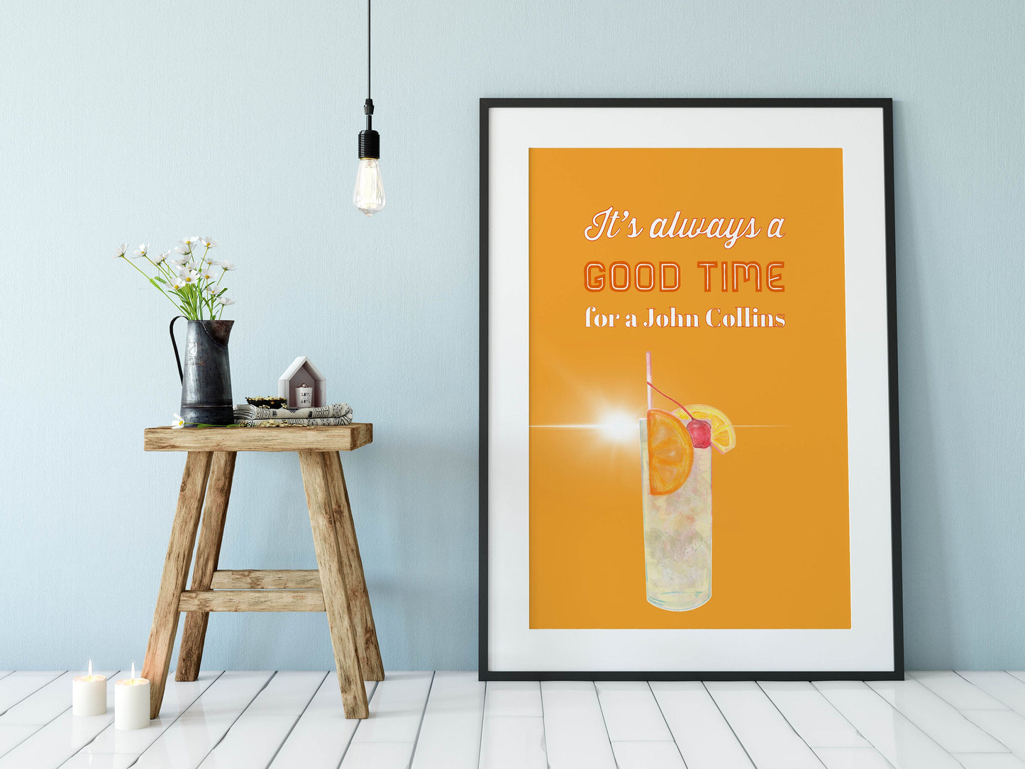 Cocktail Print, John Collins