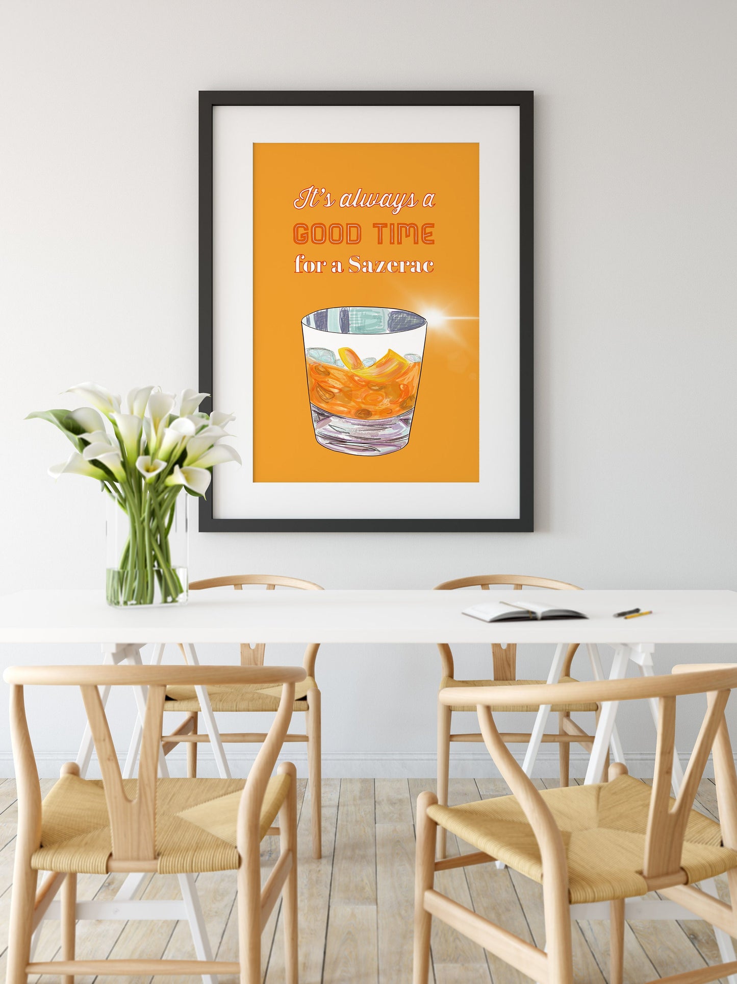 Cocktail Print, Sazerac