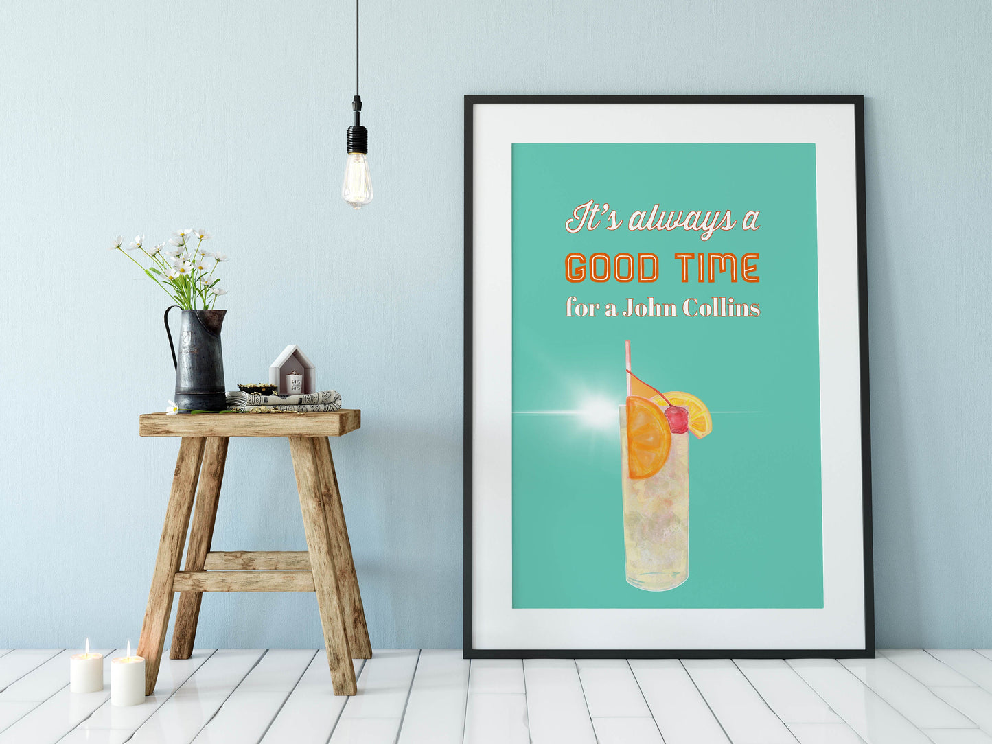 Cocktail Print, John Collins