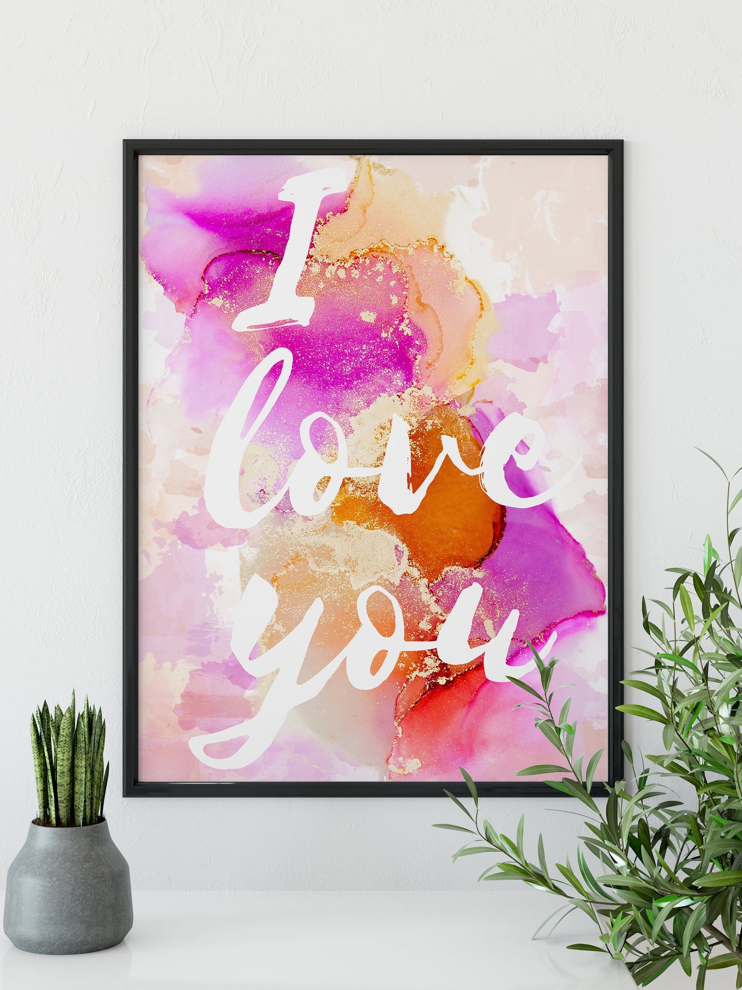 'I Love You' Print