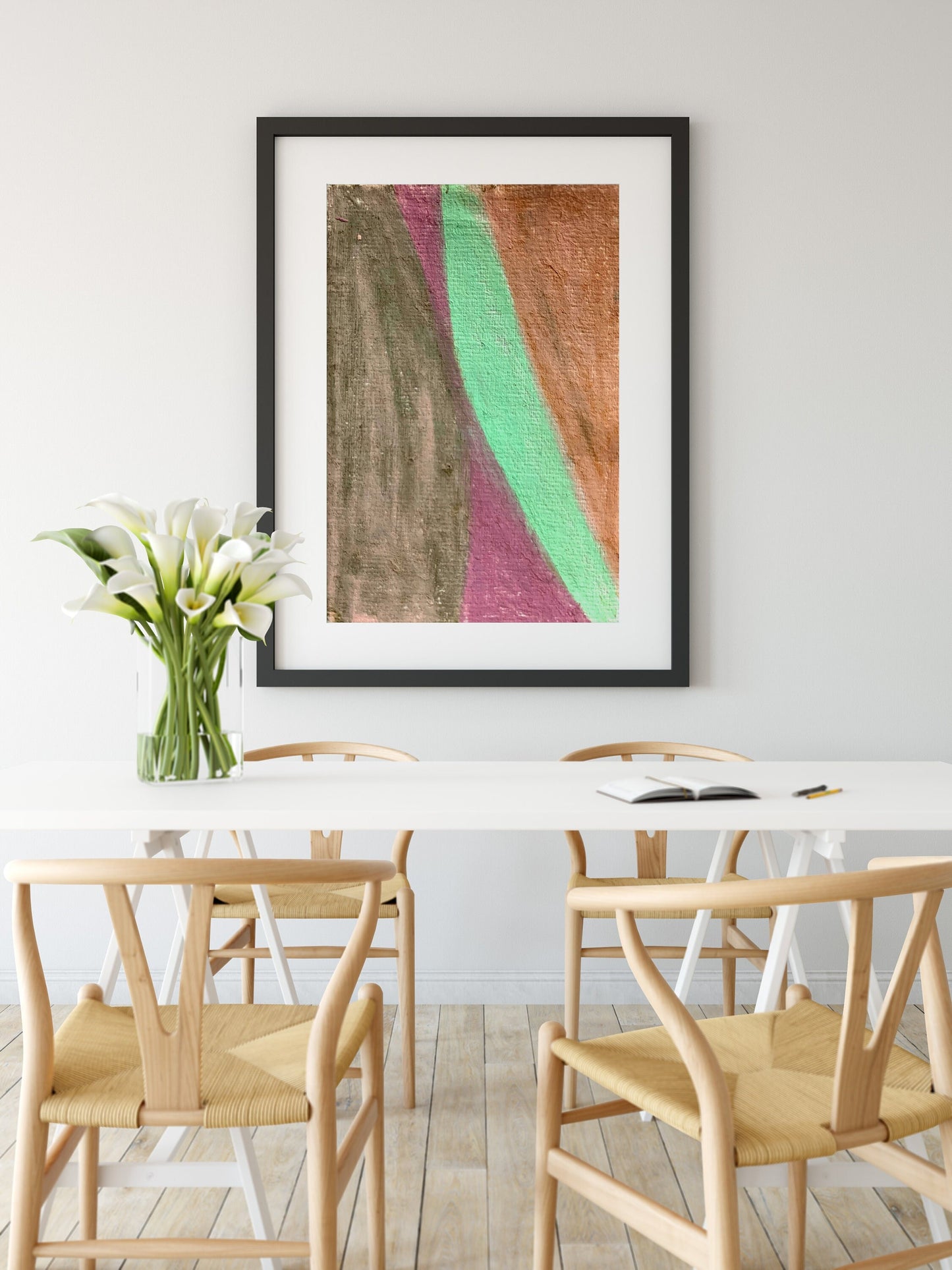 Geometric Contemporary Abstract Art Print