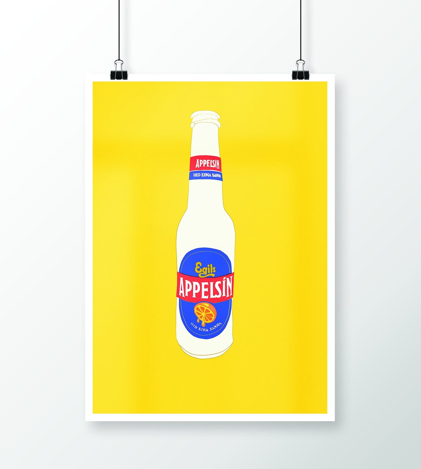 Scandinavian, Icelandic Drink Print, Applesin