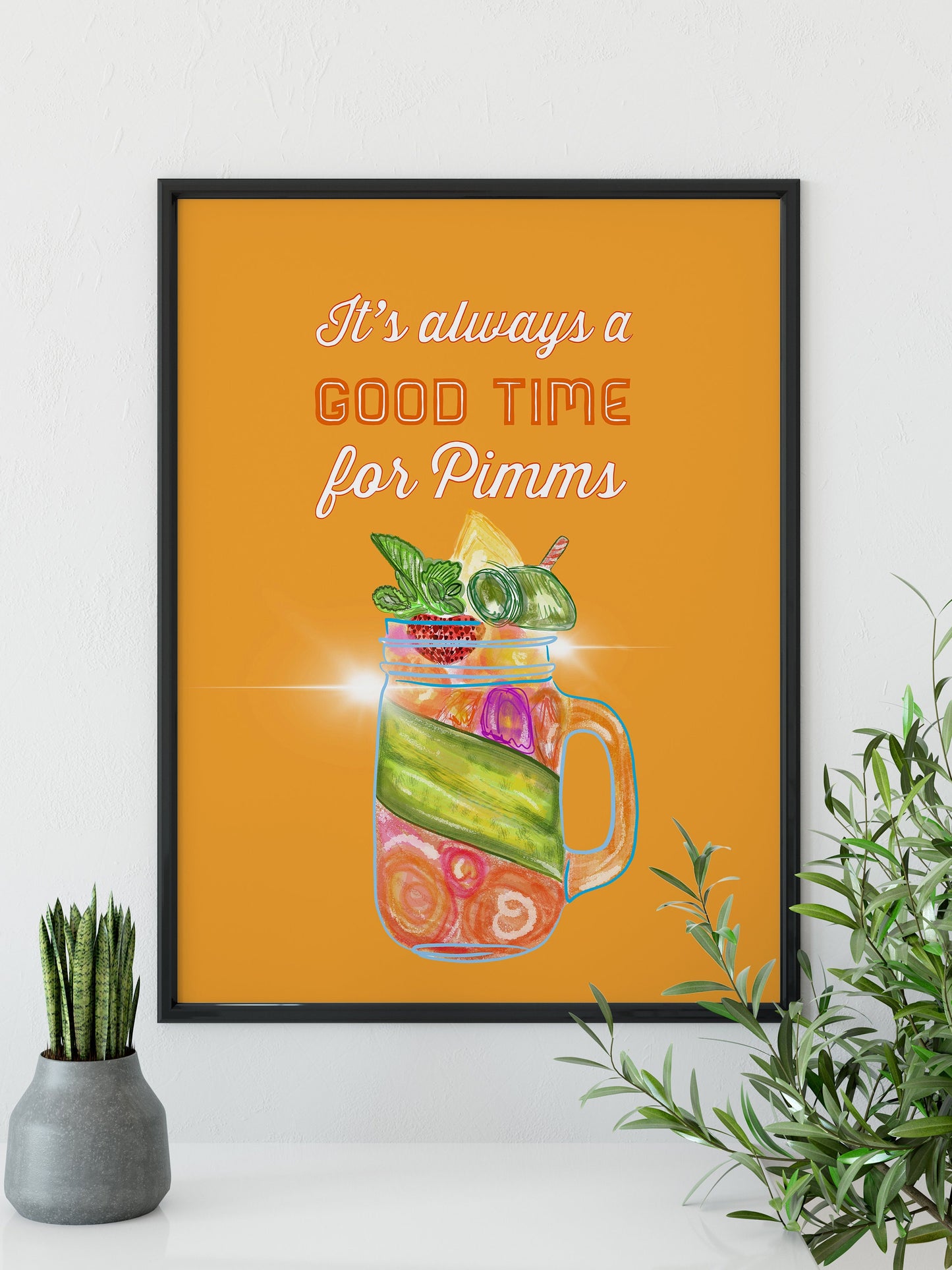 Cocktail Print, Pimm's