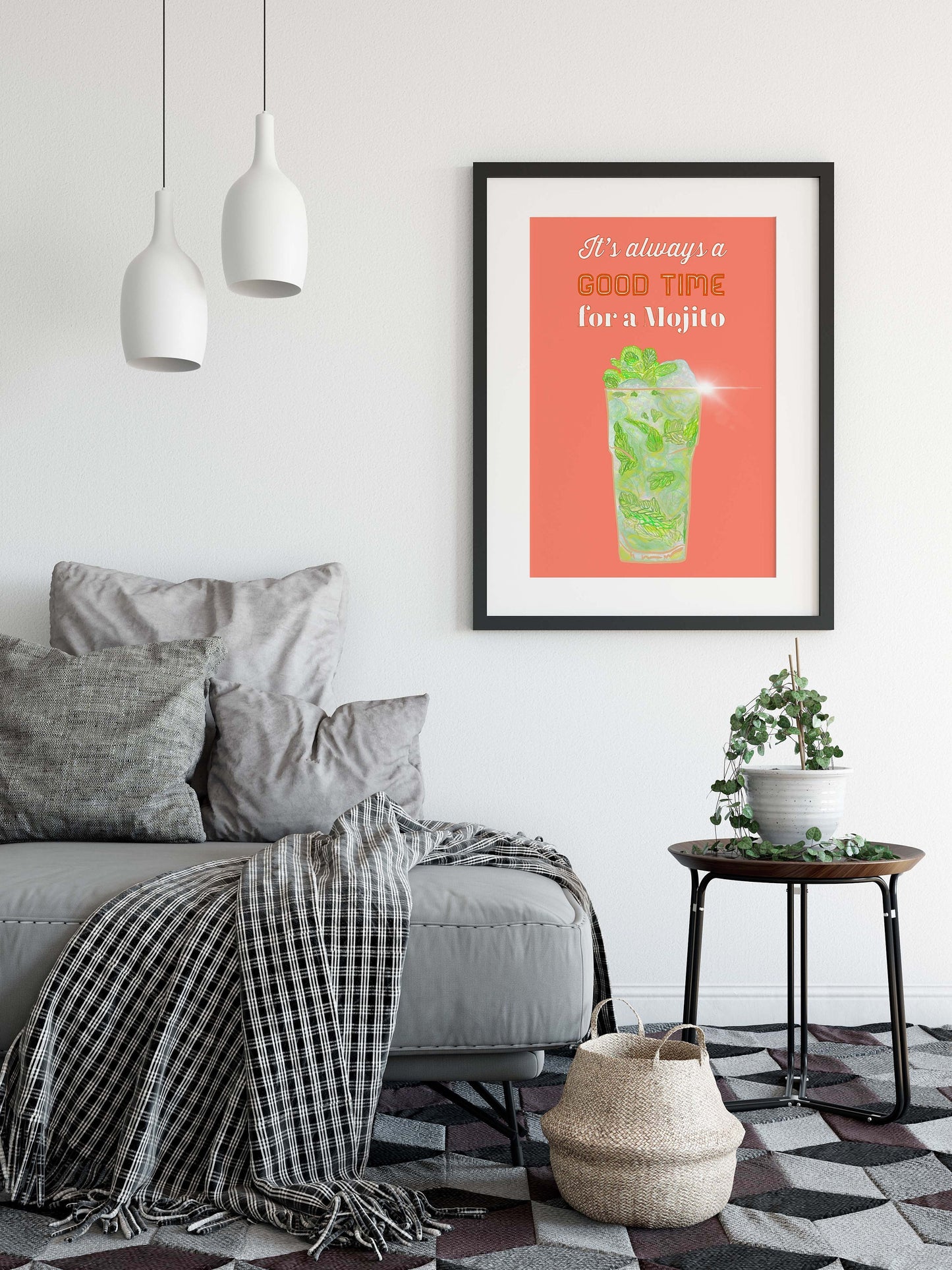 Cocktail Print, Mojito