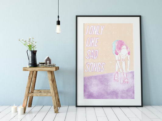 Figurative Retro Print
