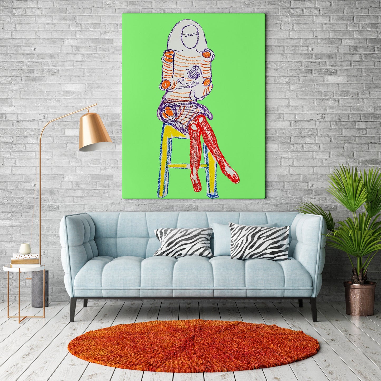Bold Figurative Print