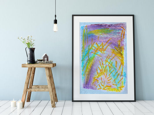 Geometric Contemporary Abstract Art Print