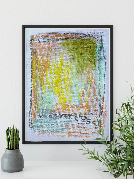 Geometric Contemporary Abstract Art Print