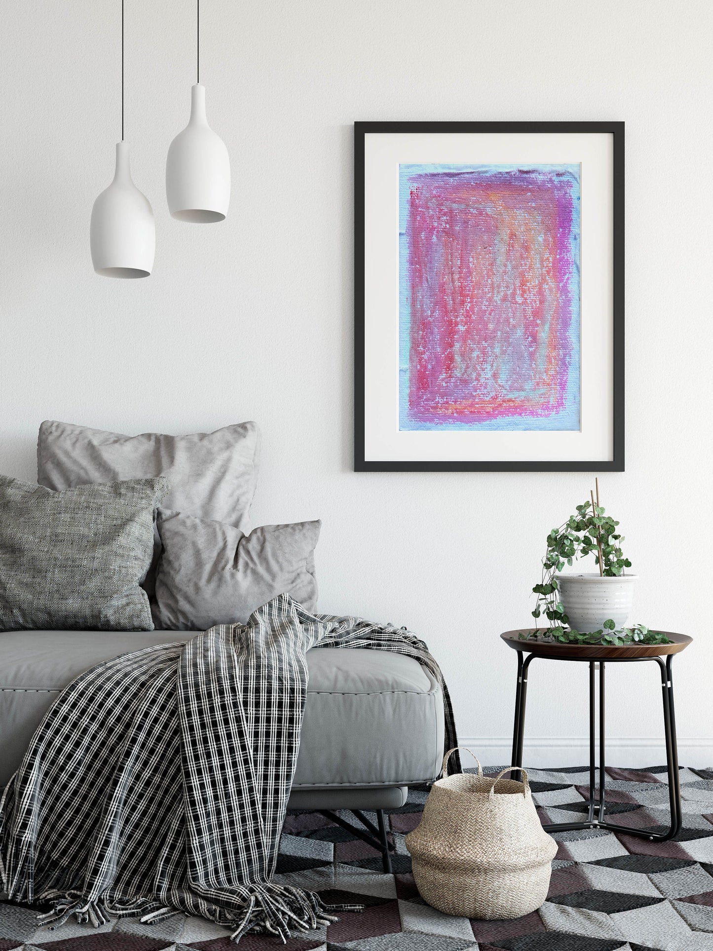 Geometric Contemporary Abstract Art Print