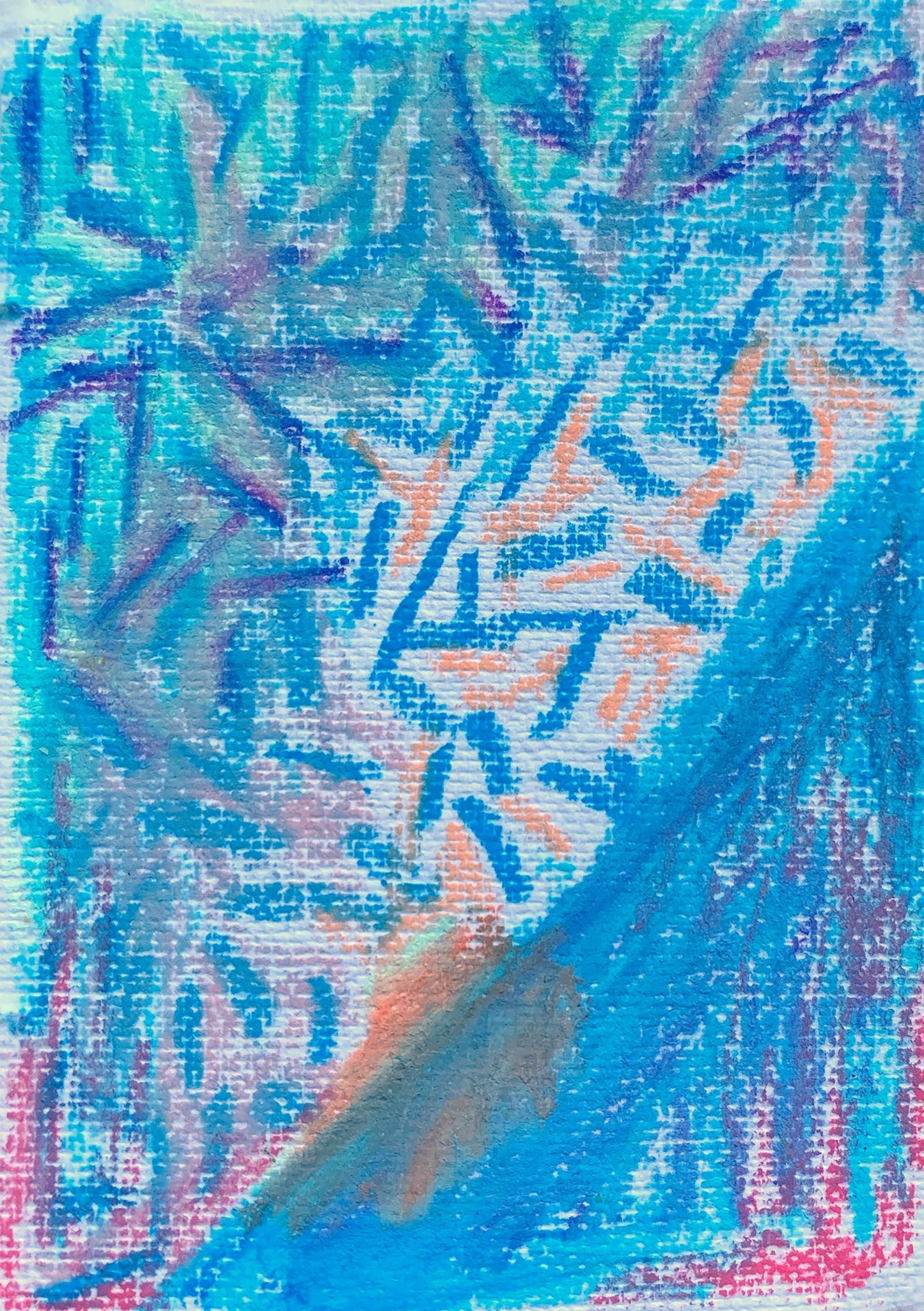Blue Abstract Art Print