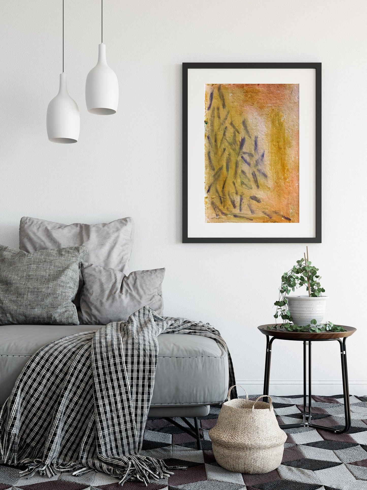 Geometric Contemporary Abstract Art Print