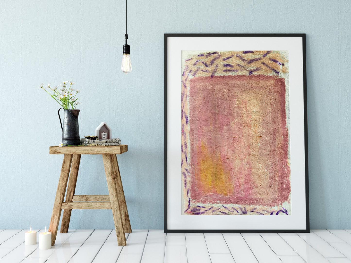 Geometric Contemporary Abstract Art Print