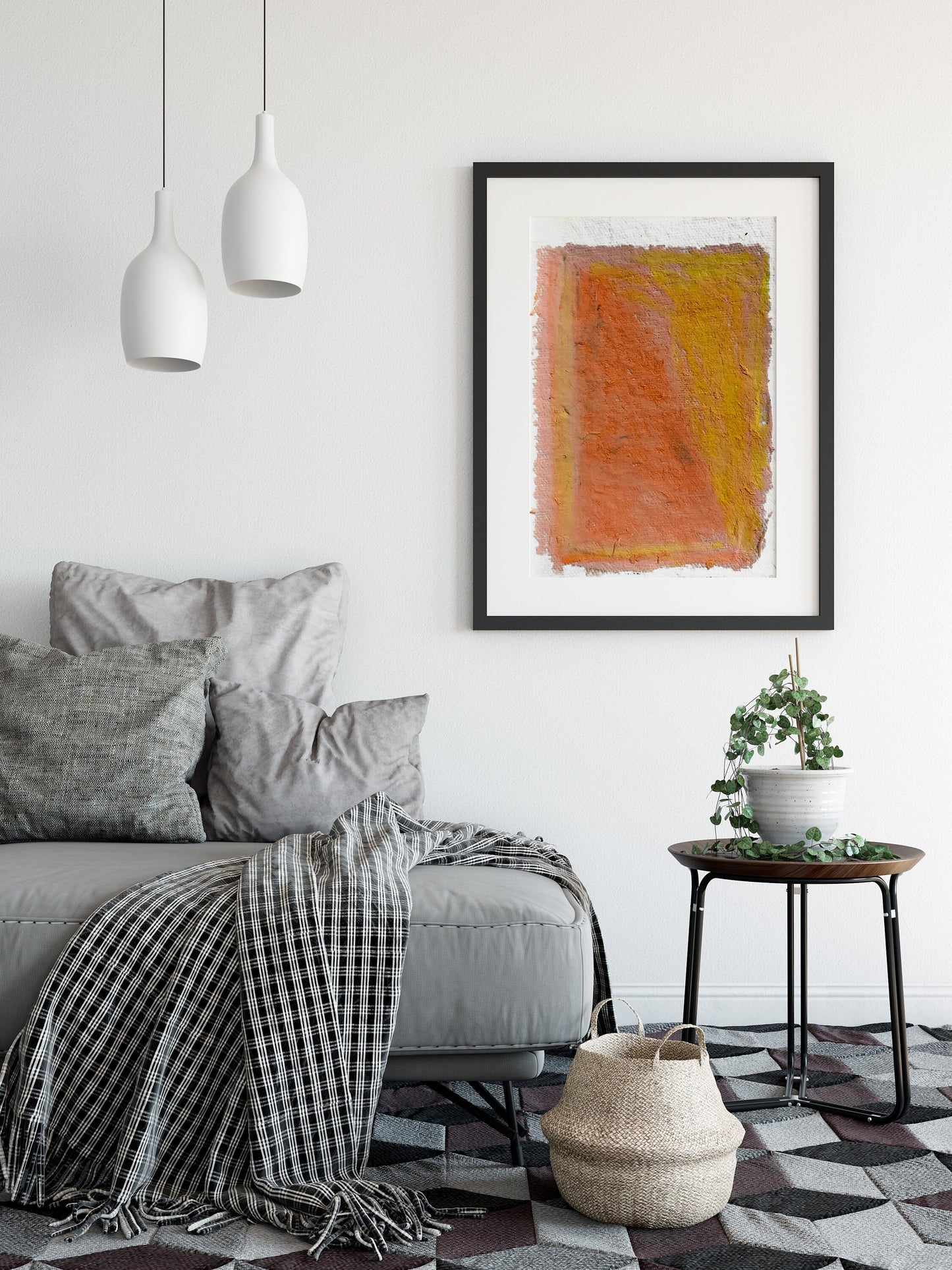 Geometric Contemporary Abstract Art Print