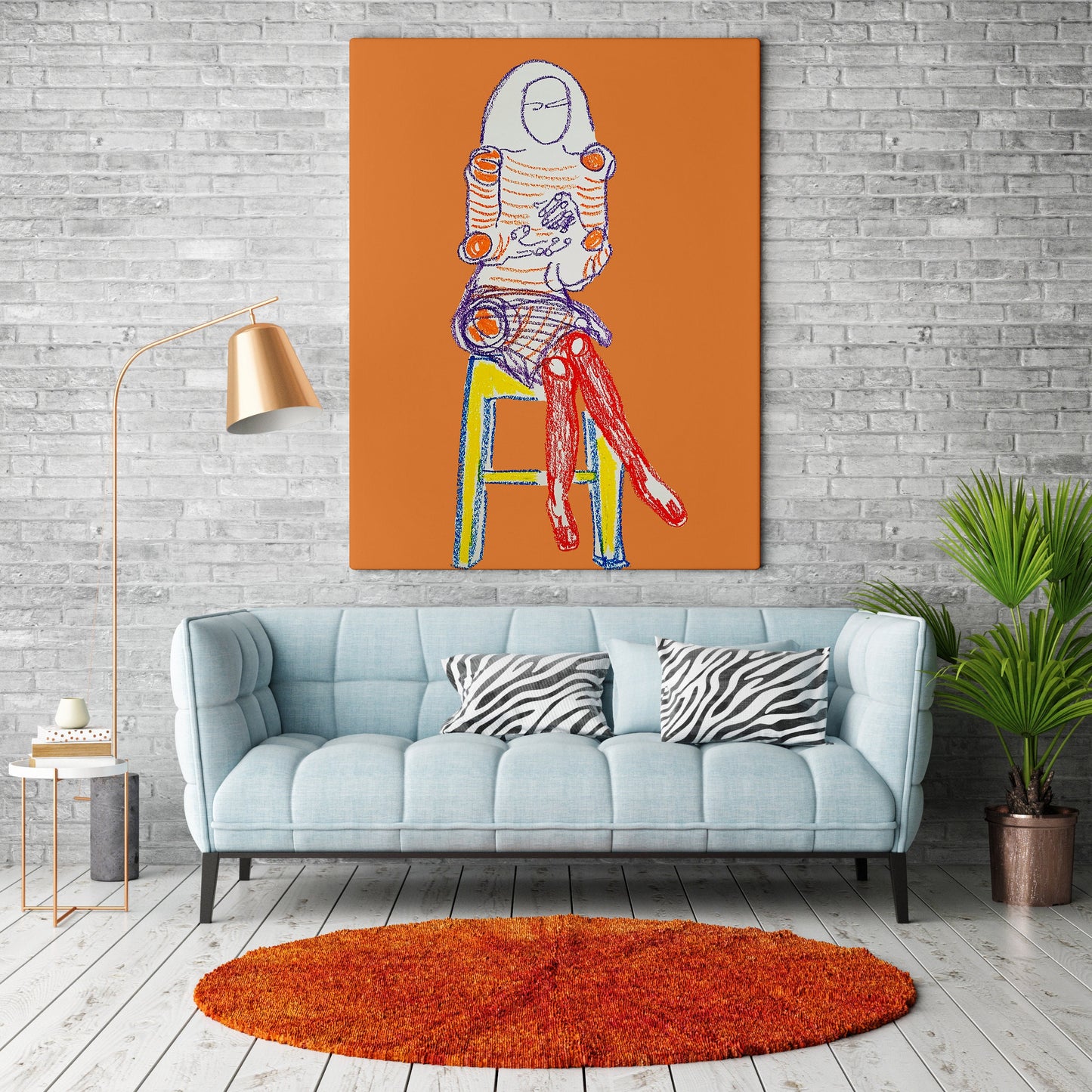 Bold Figurative Print