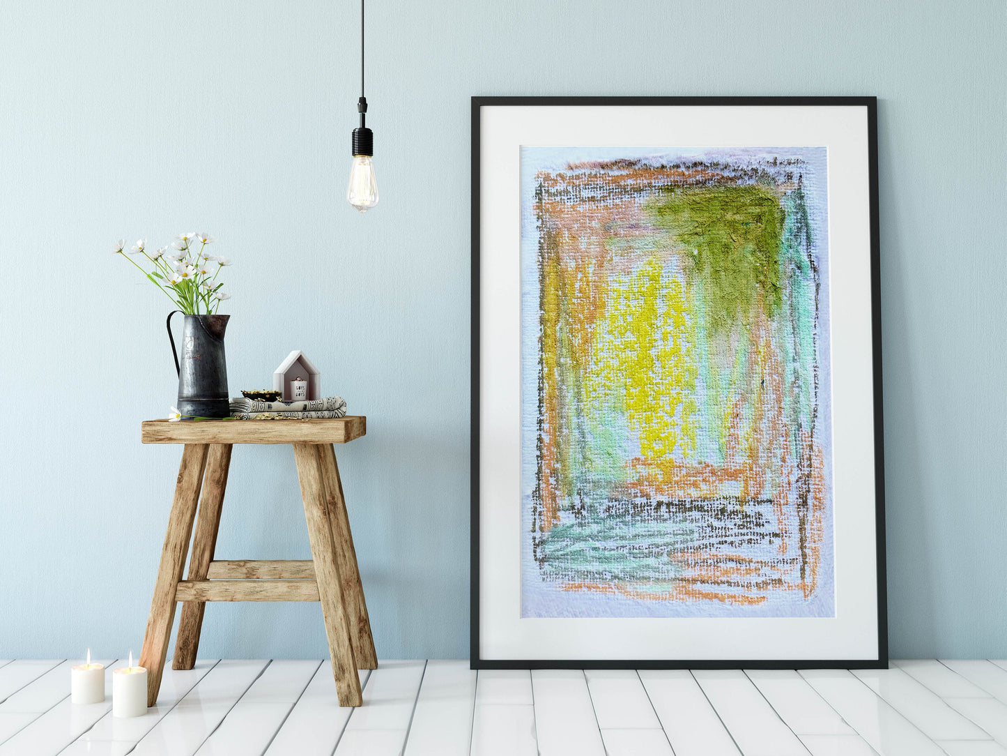 Geometric Contemporary Abstract Art Print