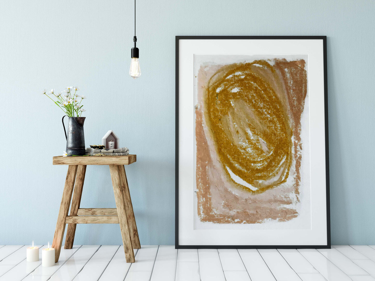 Geometric Contemporary Abstract Art Print