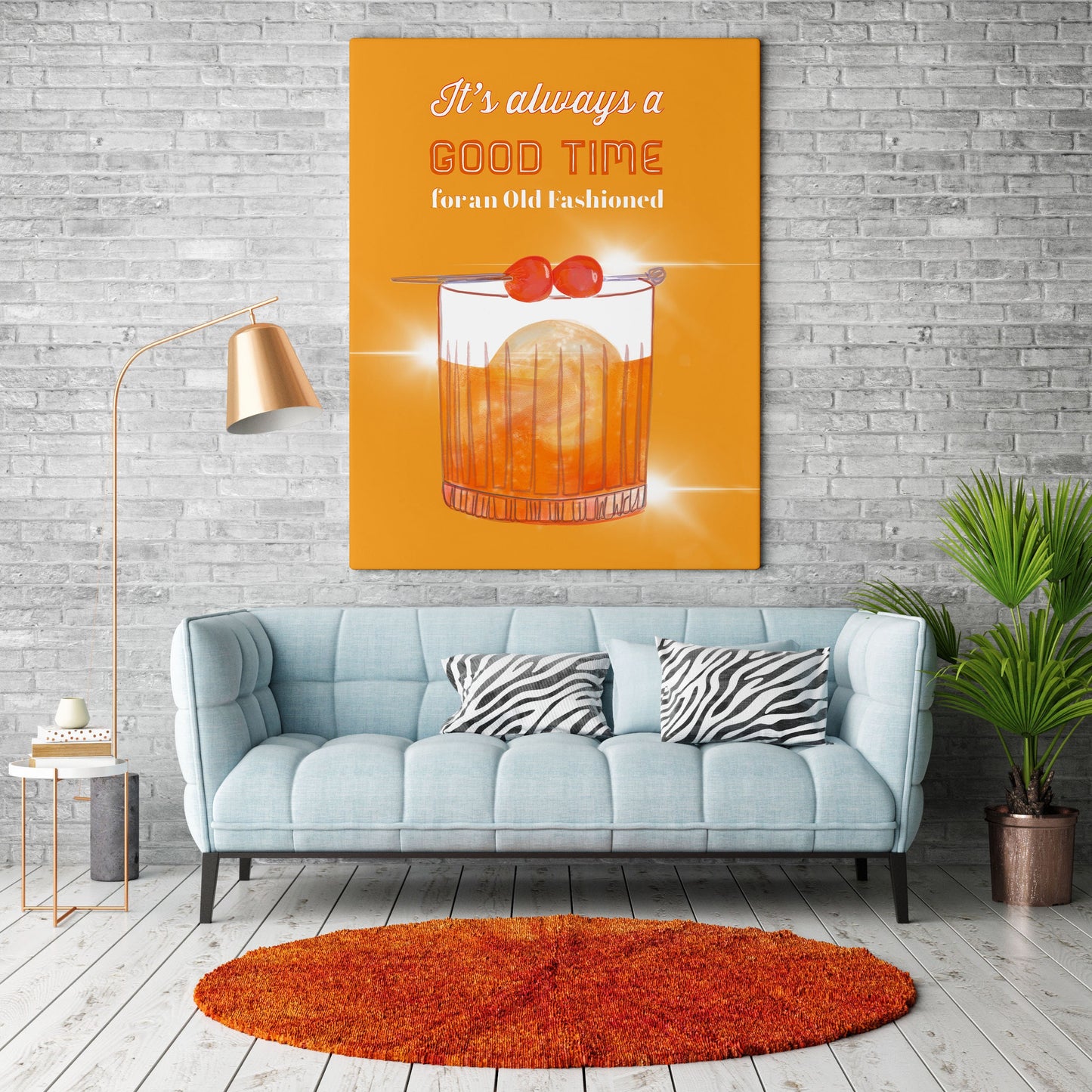 Cocktail Print, Old fashioned