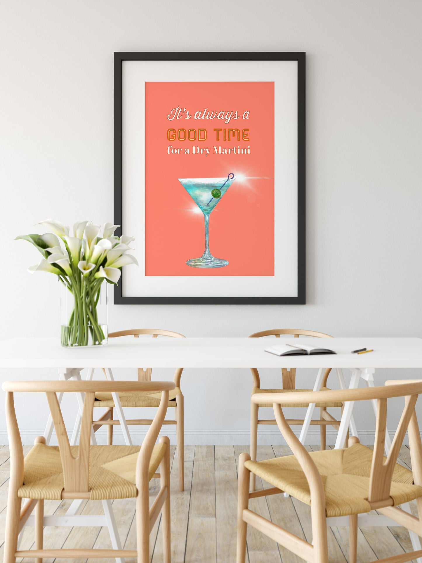 Cocktail Print, Dry Martini