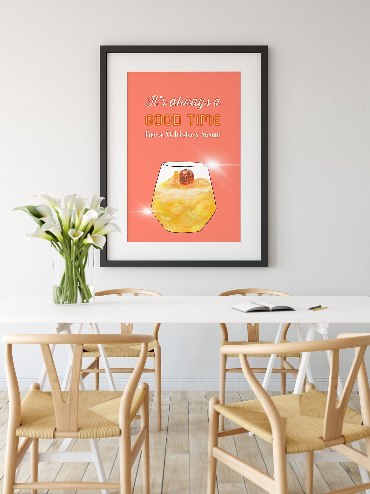 Cocktail Print, Whiskey Sour