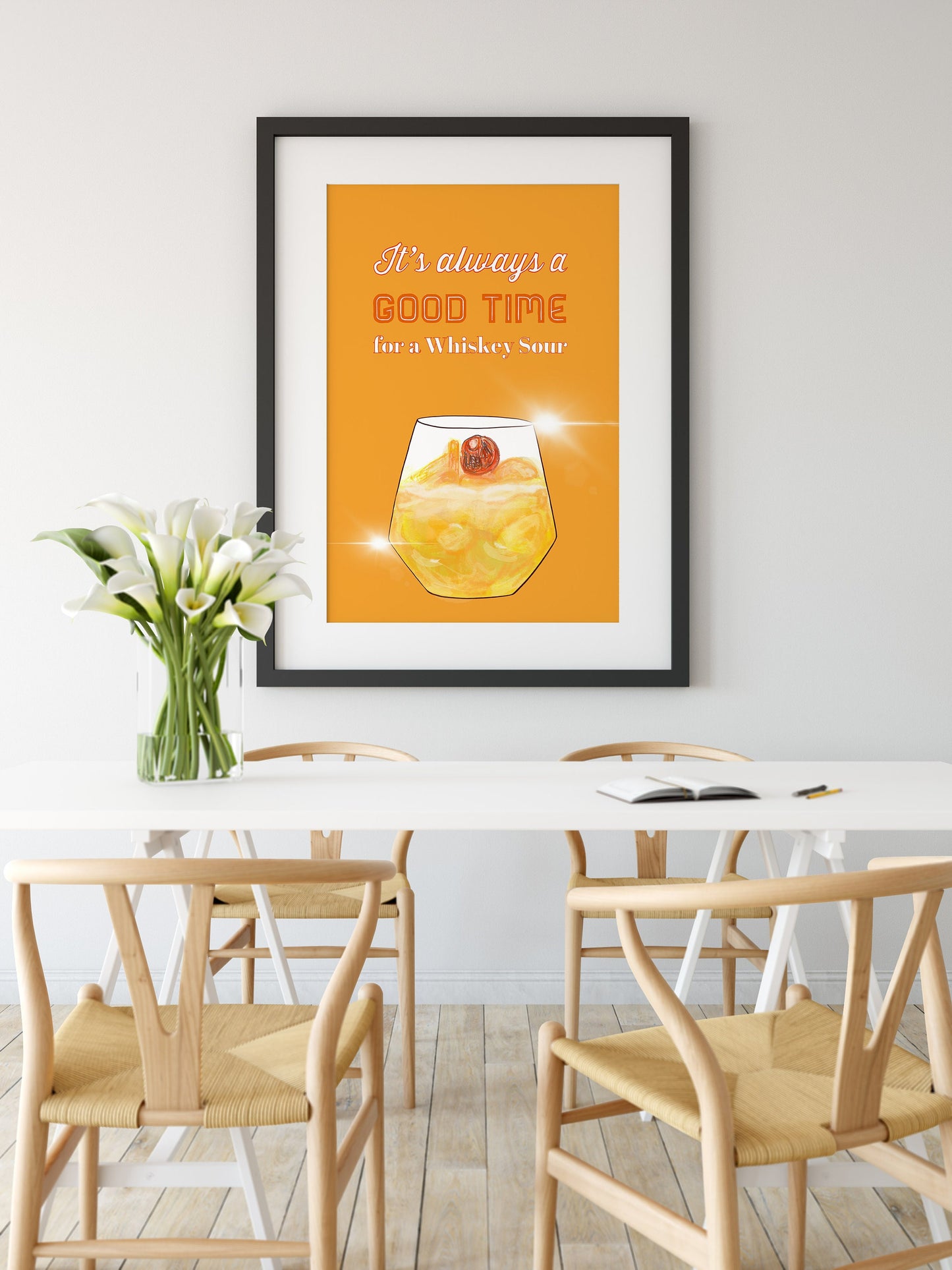 Cocktail Print, Whiskey Sour