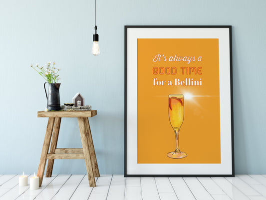 Cocktail Print, Bellini