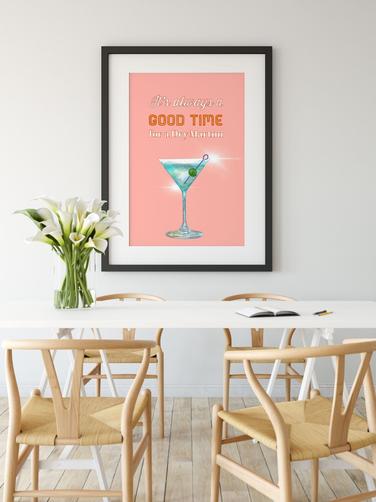 Cocktail Print, Dry Martini