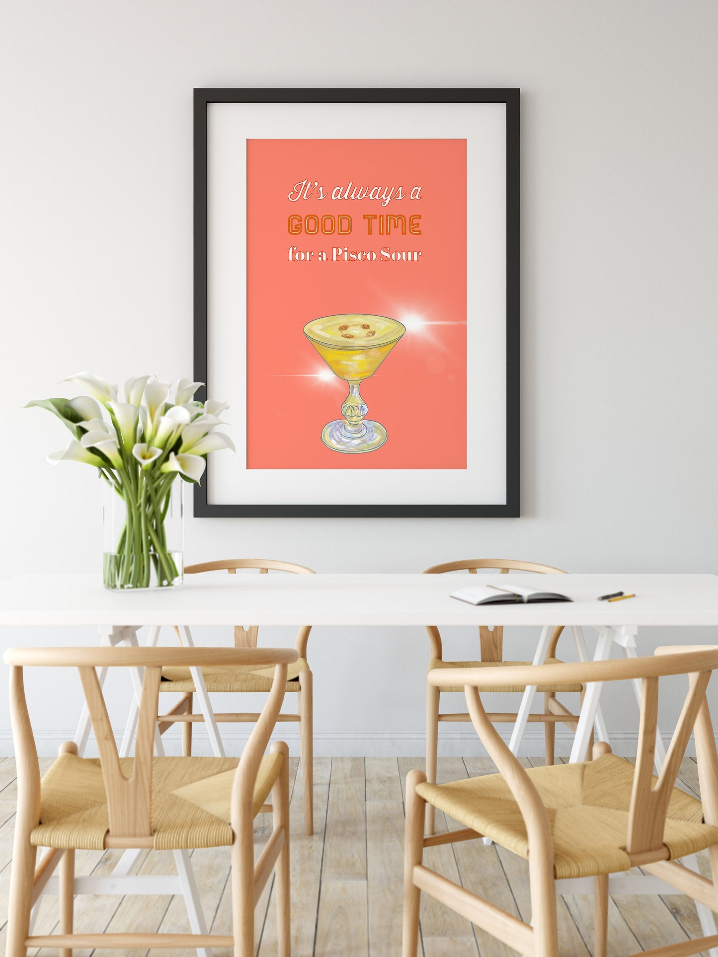 Cocktail Print, Pisco Sour