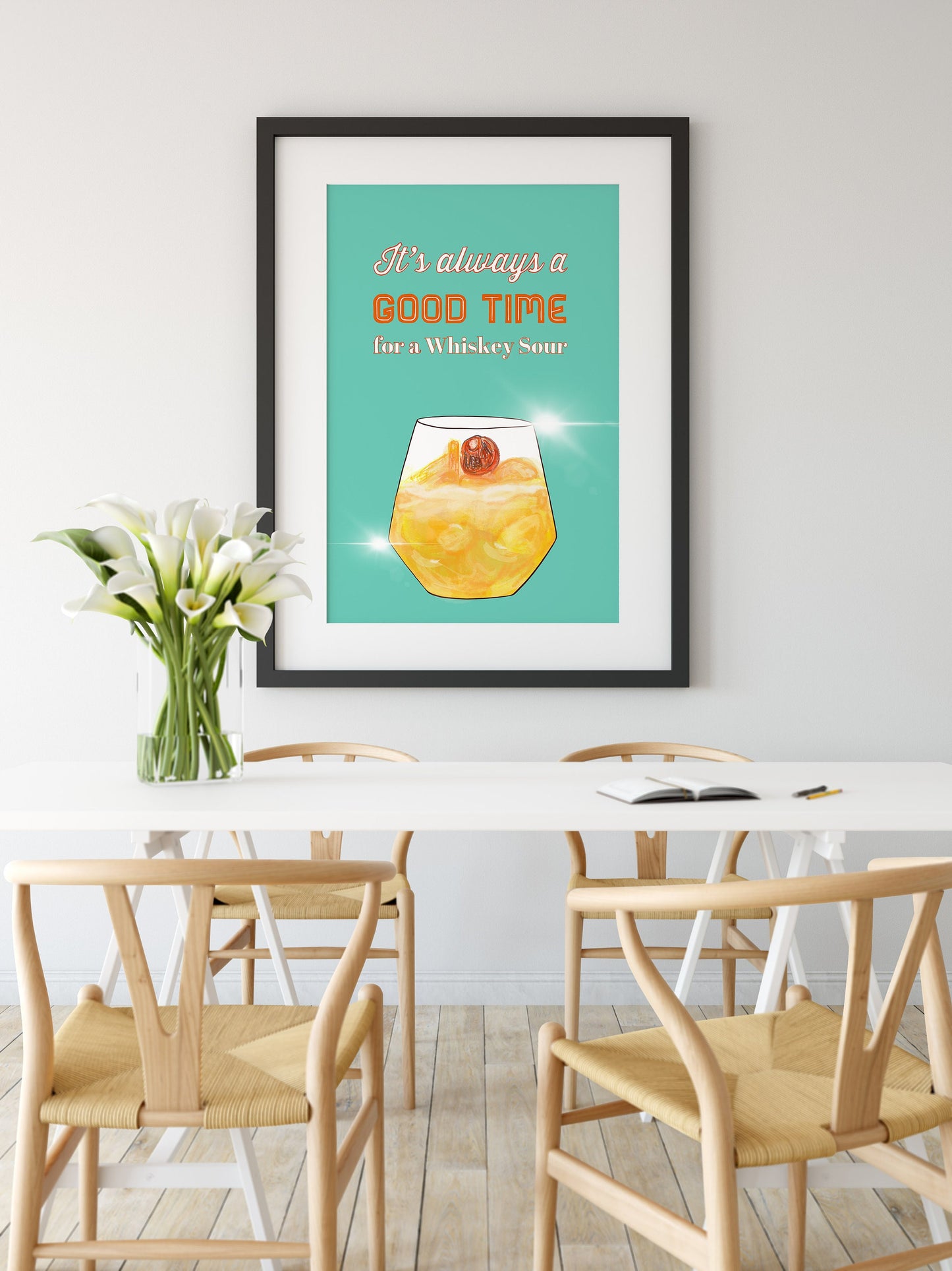 Cocktail Print, Whiskey Sour