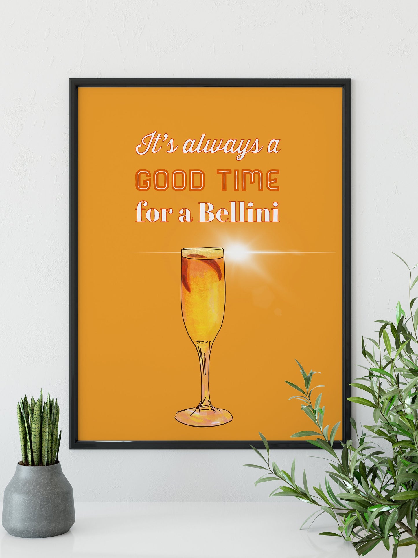 Cocktail Print, Bellini
