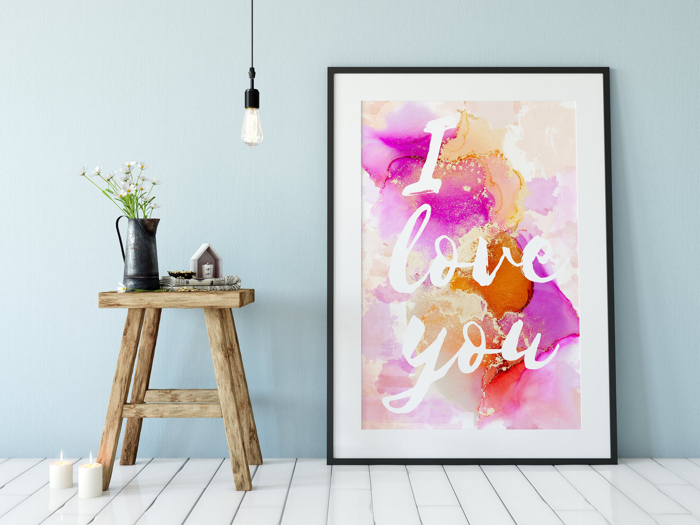 'I Love You' Print